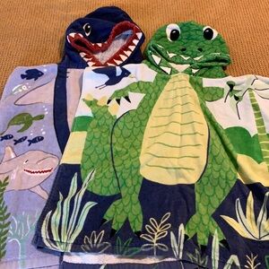 Toddler hooded swim towels